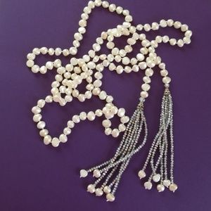 Vantel Pearls "Paris Nights Lariat"